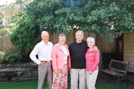 Janice and I with her cousin from Alberta