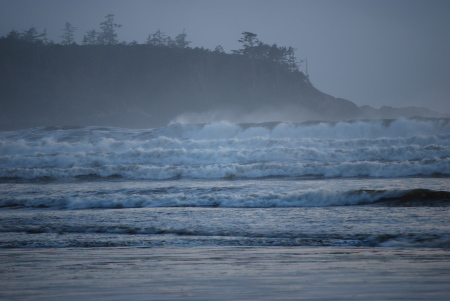 waves at cox bay