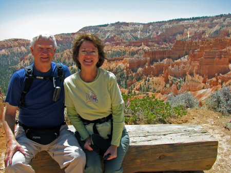 Ron and Gretchen at Bryce Canyon Hike, 4/09