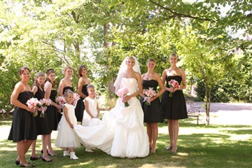 Bride and Bridesmaids