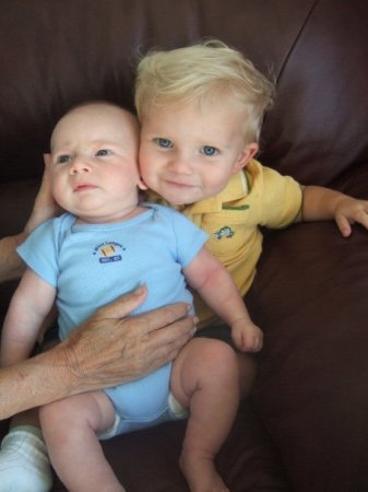 Grandsons number 2 and 3, Aiden and Gavin