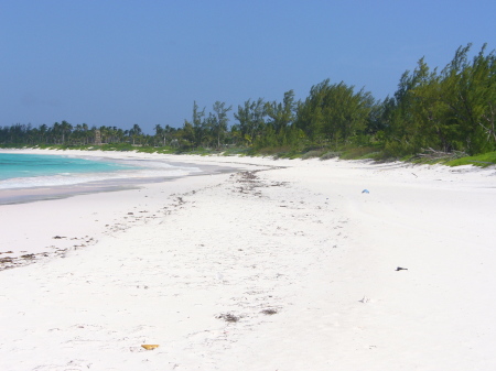 Our beach in Eleuthera Bahamas