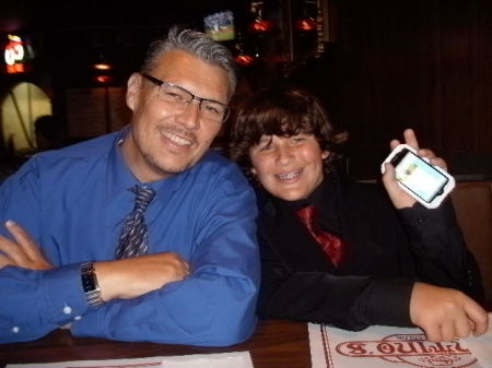 My son IAN, 14yrs old, and I