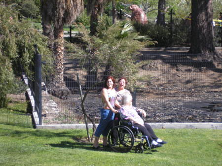 with mom & Mary in Calif