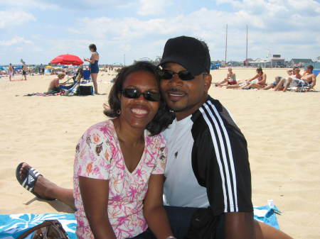 Me and my husband - Ocean City July 2009