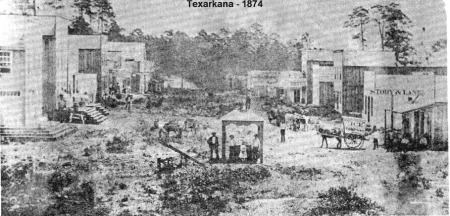 Texarkana in 1874