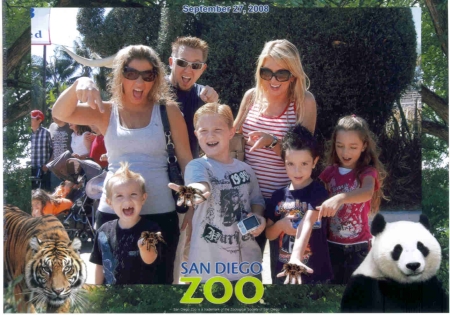 Family at San Diego Zoo