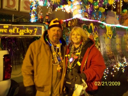 Mardi Gras float pic