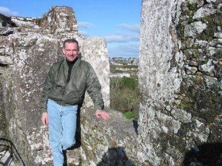 Here I am atop some castle in Ireland