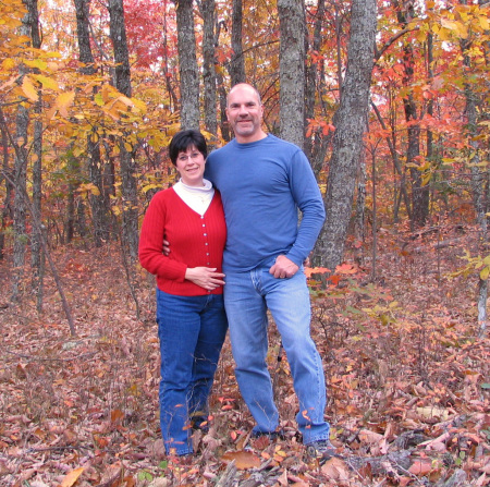 Scott & Linda at Hanging Rock State Park, NC