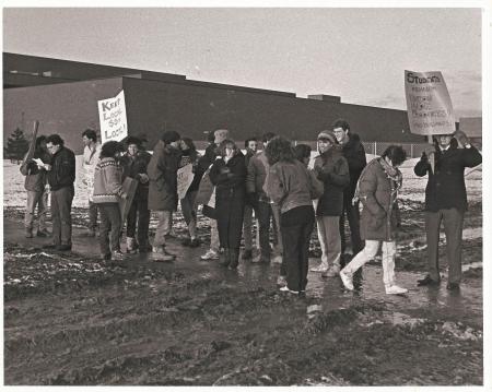 WALKING THE UNION PICKET LINE IN 1989