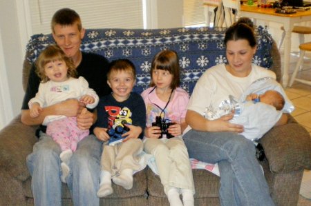 Our oldest son Tony and his family