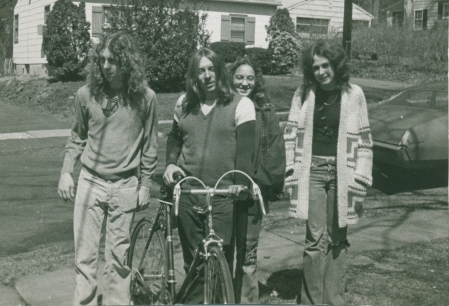 In front of my house on Maplewood Terrace 1974