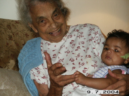 Pryia and her Great Grandmother