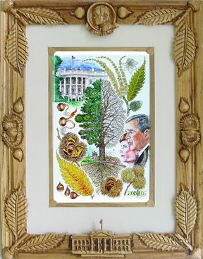 President George W. Bush's Chestnut painting