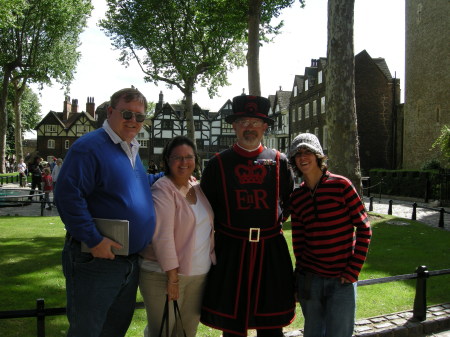 Last summer at the Tower of London