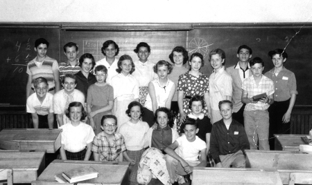 7th & 8th Grade Class-Spring 1958