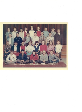 St Mary's Elem Mr. Wallace Grade 6 1965-66