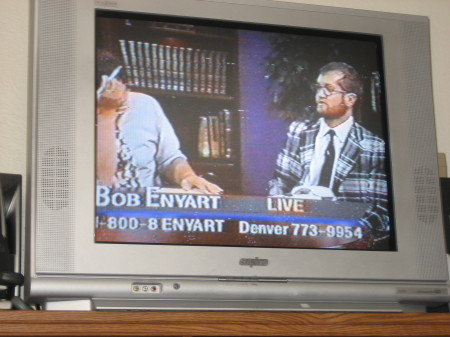 Me on the "Bob Enyart Live" show in 1994