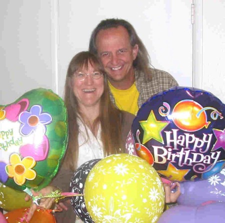 Zing and Rick celebrating 50th birthdays