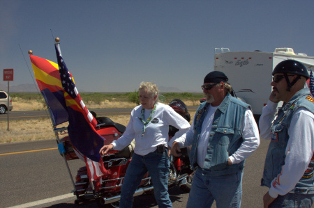 Patriot Guard Riders Escort 2