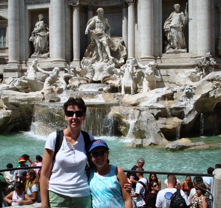 The Trevi Fountain in Rome