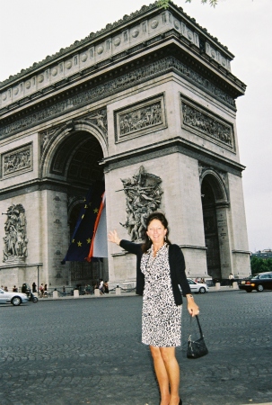 July 2008 - Me in Paris - Arc de Triomphe