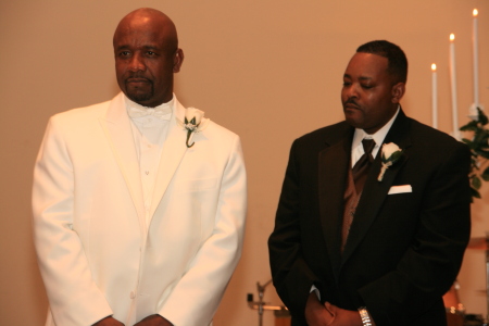 Alvin & his bestman Leonard