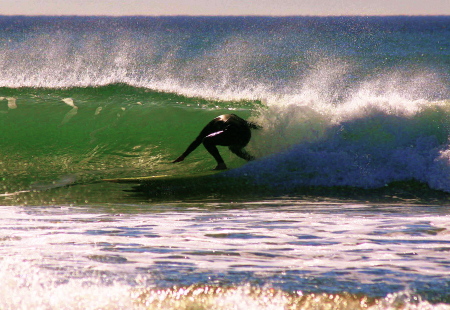 Tube ride, Radar Towers, Ventura County 2005