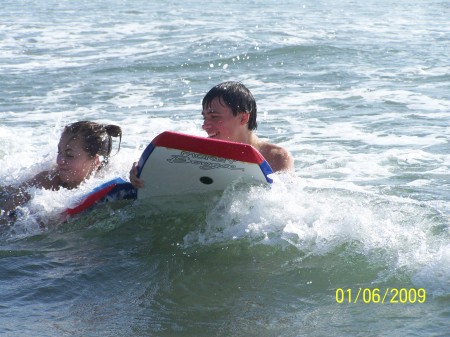 My kids, Kayla & Austin in Acapulco, MX