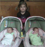 Kaeli & her little sisters on Mother's Day