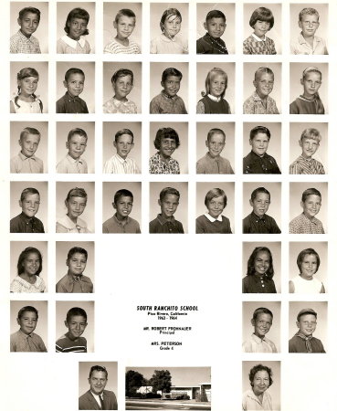 South Ranchito School, 1963-64, 4th Grade