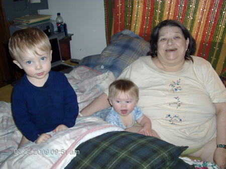 JAMES JR.,LOGAN,AND GREAT- GRANDMA.