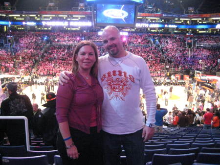 Hubby and Me at the Sun's game