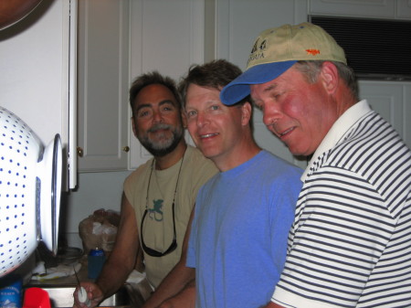Rick,Chuck,Steve(breading fish)