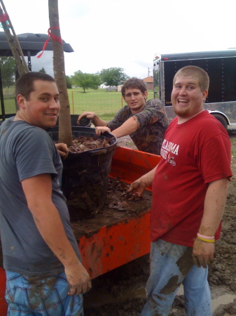 Getting some work out of the boys