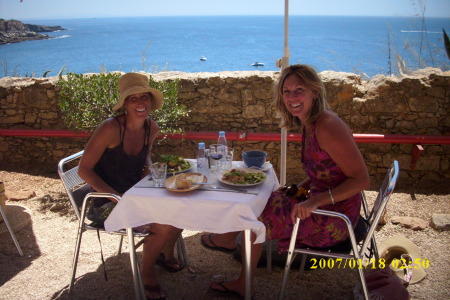 lunch with carey on coast of portugal