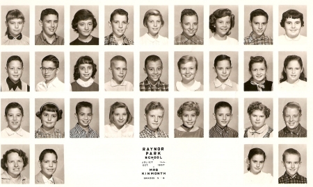 Raynor Park School Class Picture 1957