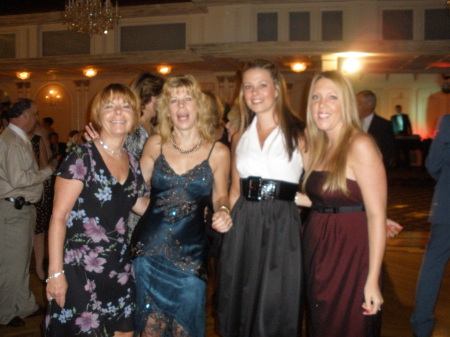 Having fun at a family wedding 2008