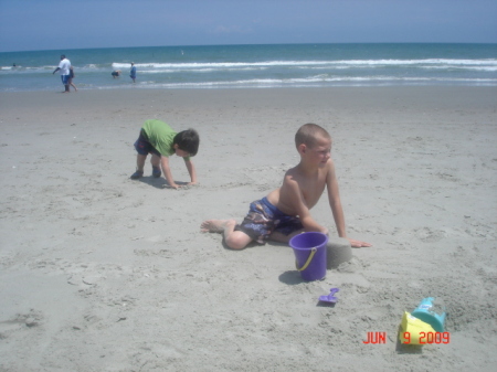 Kids at the beach