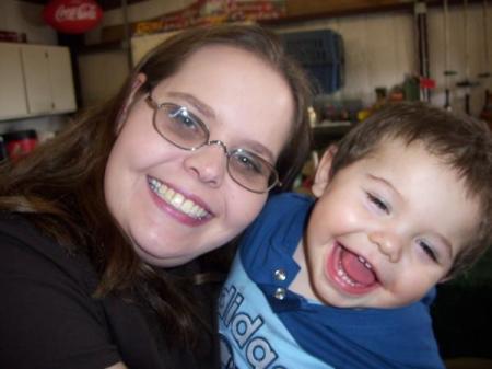 Kristy and grandbaby Ethan