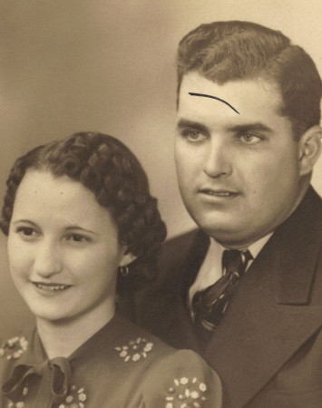 My Mom & Dad about 1940