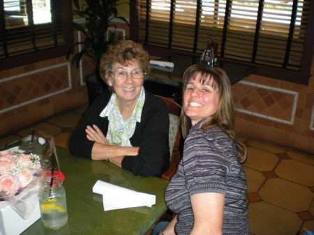 My wife, Jodi, with her mom