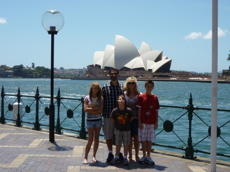 Family photo in Sydney