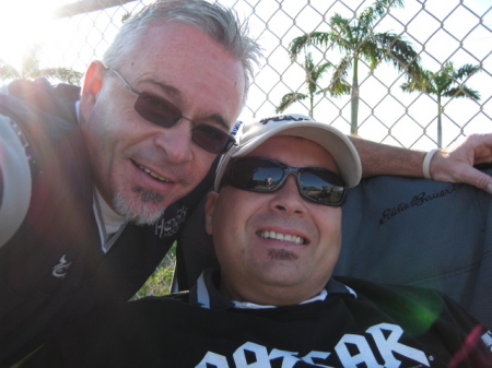 Cesar and I at Homestead for the Race