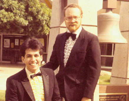 Dave and Student at Cerritos College