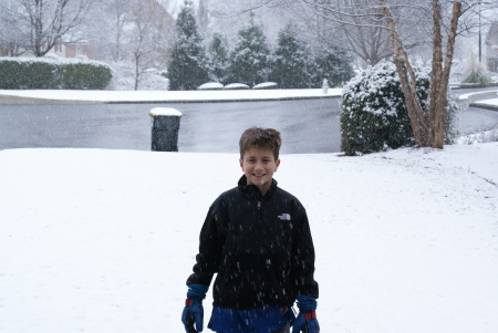 Connor snow day in Georgia