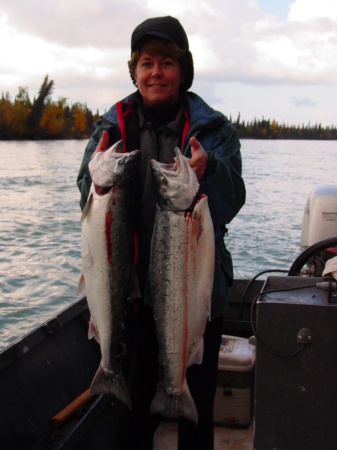 Salmon fishing in Alaska