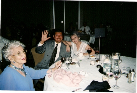 Chris and I & Aunt Kathy age 98