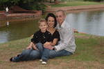 Ashlee Dustin and Kaden at park